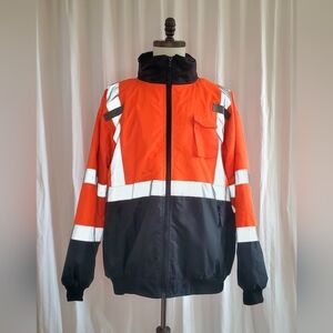 PIP Class 3 Ripstop Soft Shell Black Bottom Coat High Visibility XL Insulated